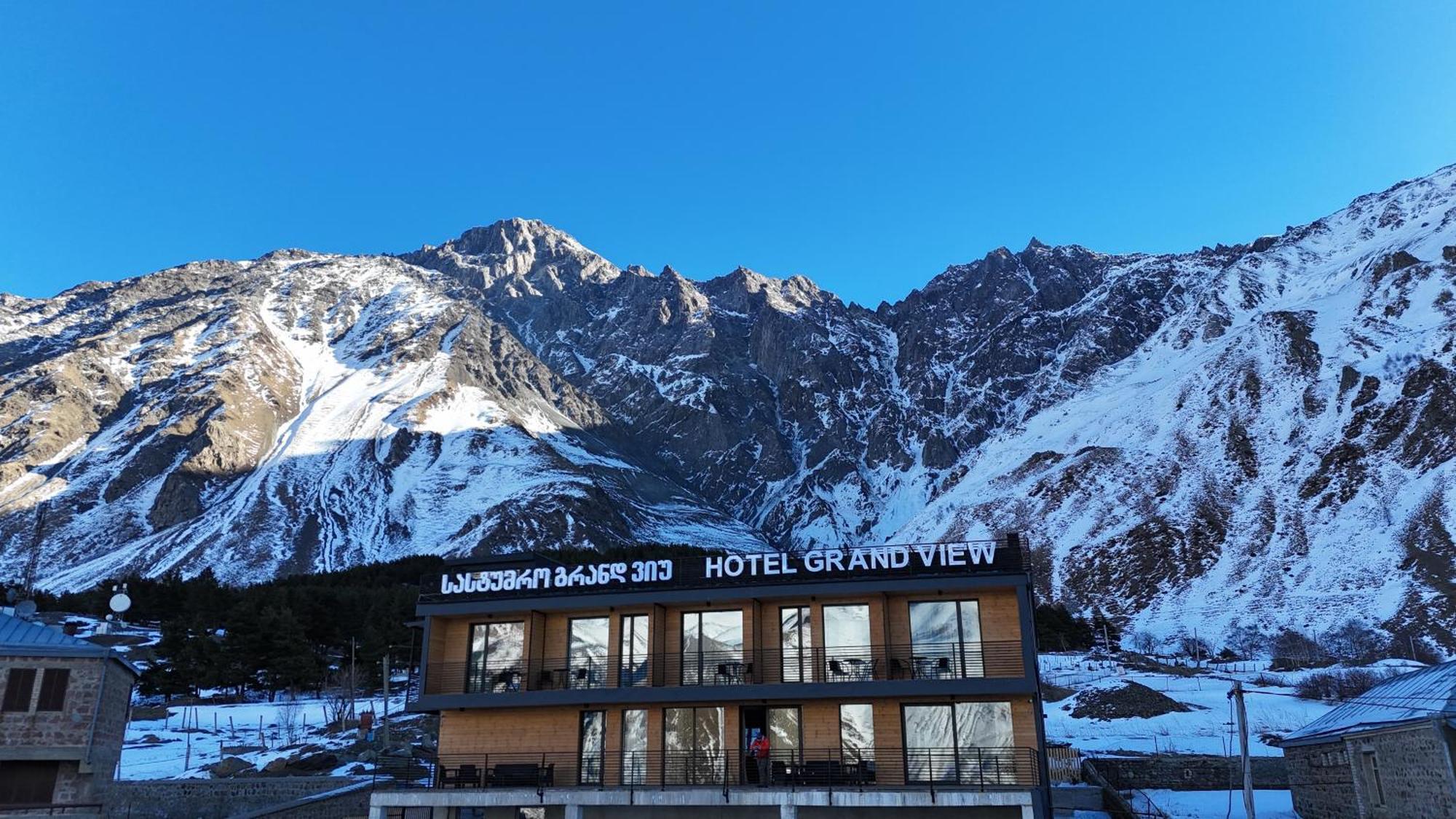 Kazbegi Hotel Grand View المظهر الخارجي الصورة